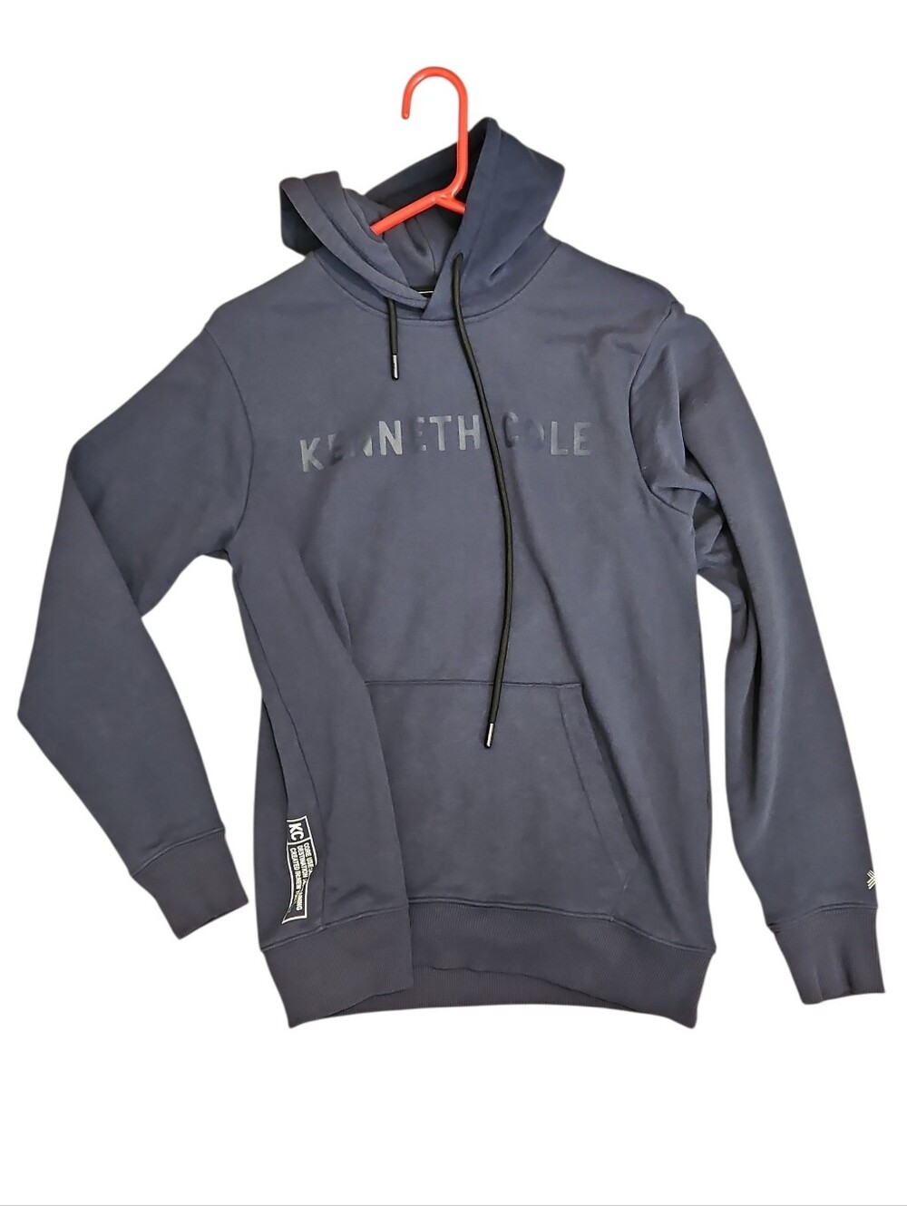 Men's Navy Blue Hoodie Kenneth Cole Size Small